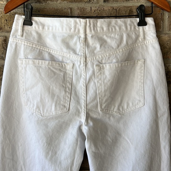 Free People White Jeans distressed style button fly size 27 - Picture 10 of 12